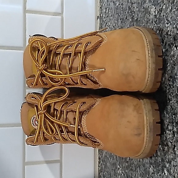 Brahma Men's Leather Tan Oil Resistant Steel Toe Work Boots. Size 7 - Picture 3 of 9